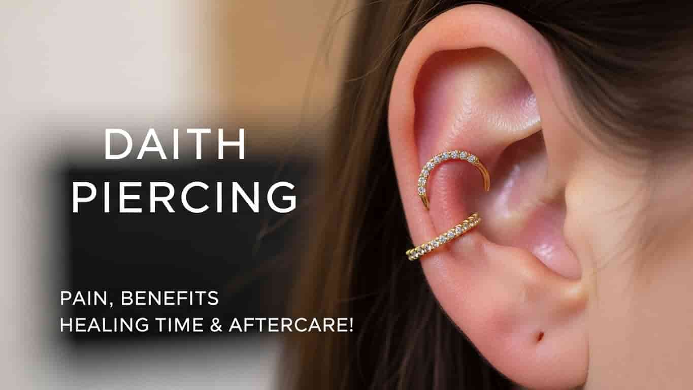Daith Piercing – Guide Pain, Benefits, Healing Time & Aftercare!